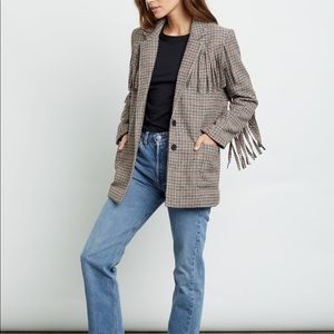 RAILS Fringe Blazer NWT